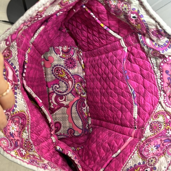 Vera Bradley plaid and paisley large tote - Picture 5 of 10